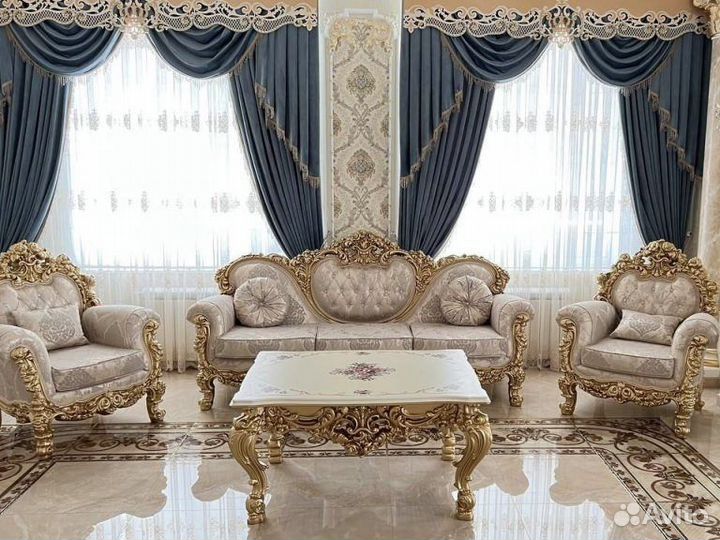 Диван и кресла Барокко комплект мягкой мебели