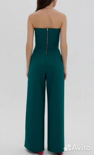 Комбинезон красный брючный вечерний