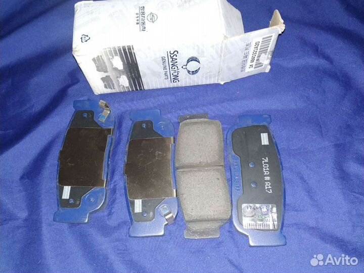 Задние колодки дисковые SsangYong Rexton Sorento