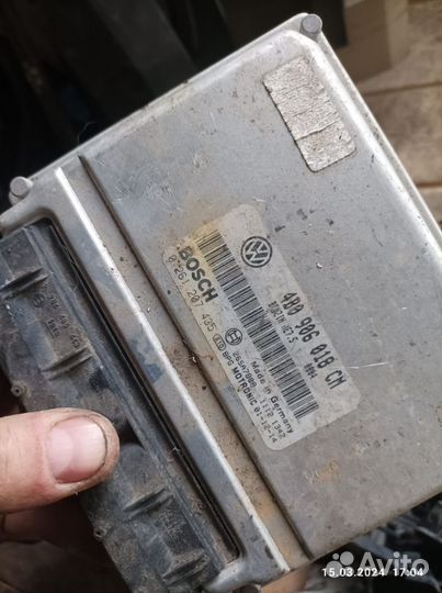 Блок управления двигателем 4B0906018CM 1.8 Турбо