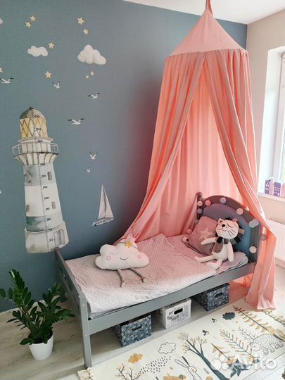 Балдахин на кровать домик