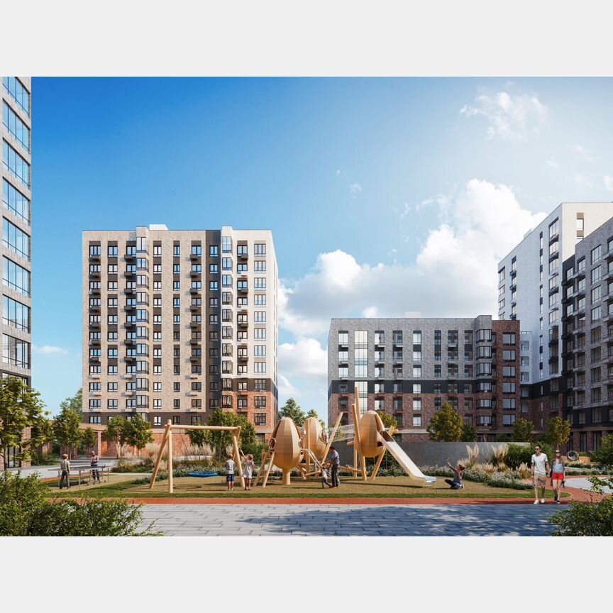 1-к. квартира, 48,4 м², 17/17 эт.