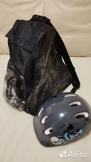 Роликовые коньки детские с защитой