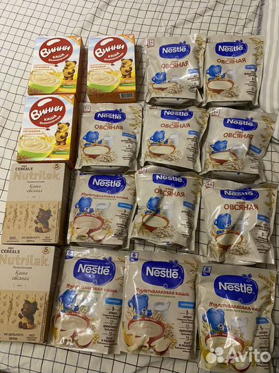 Детские каши nestle, Винни, нутрилак