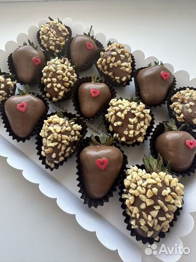 Сладкая клубника в шоколаде