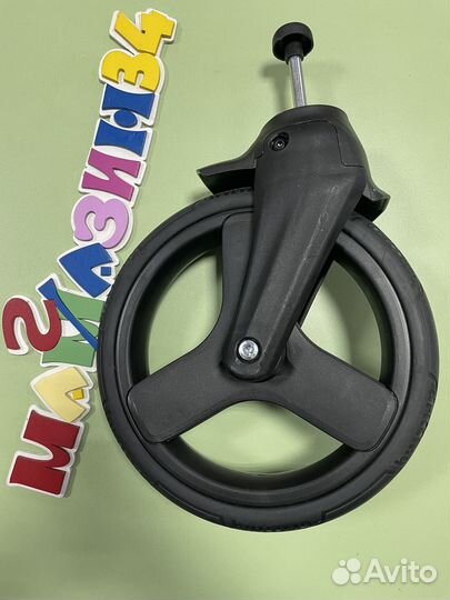 Колесо переднее поворотное для коляски 10 гелевое