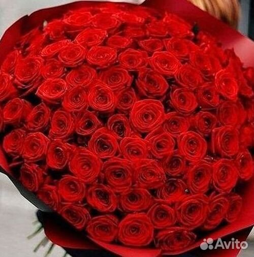 Розы высокие Доставка цветов