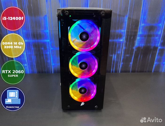 Сборка игрового пк i5-RTX2060SUP-16DDR4-KTN570-H610