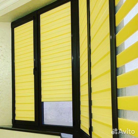 Жалюзи рулонные день и ночь