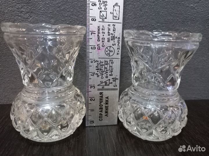 Хрусталь СССР, мини вазы