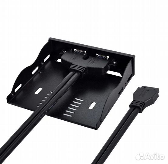 Usb 3.0 панель в Floppy отверстие (картридер)