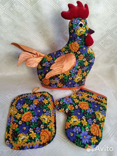 Грелка на чайник Петух