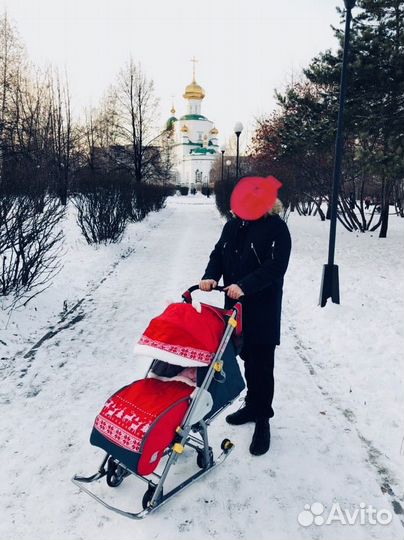 Санки - коляска ника