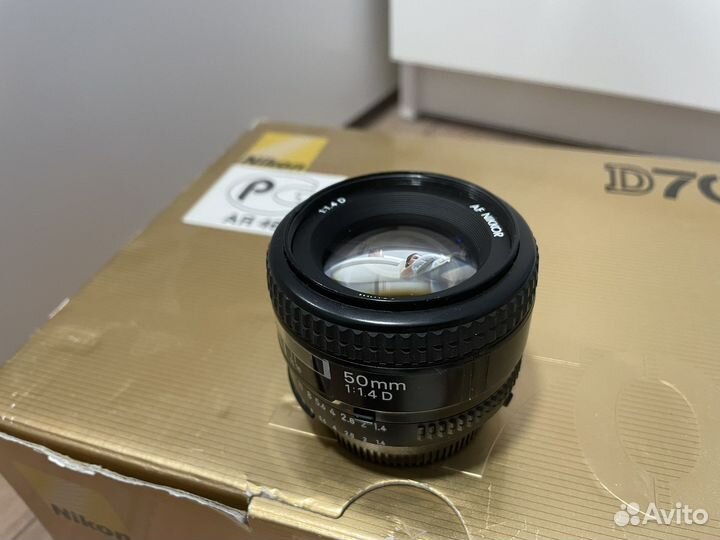 Объектив для nikon nikkor 50 mm f/1.4d