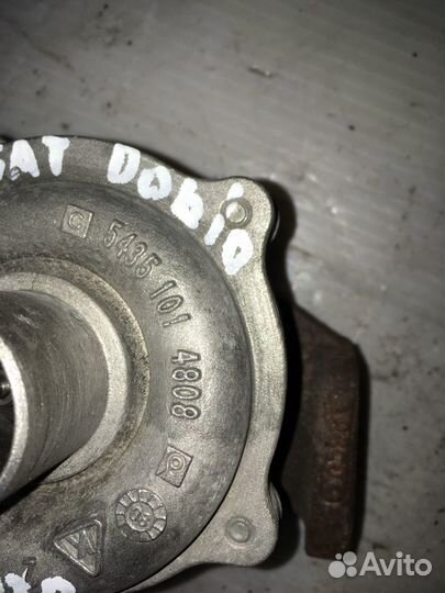 Турбина Fiat Doblo 1.3JTD 54351014808