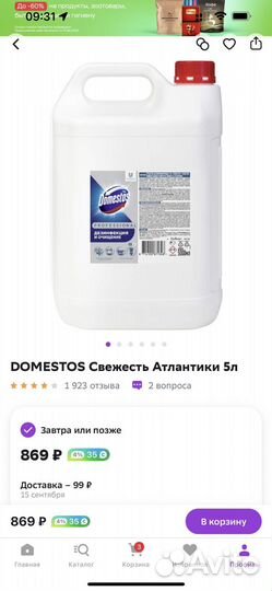 Доместос 5 литров