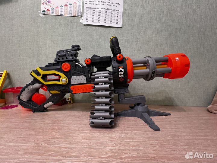 Бластер nerfFighter K8 (пистолет, нерф, бластер)