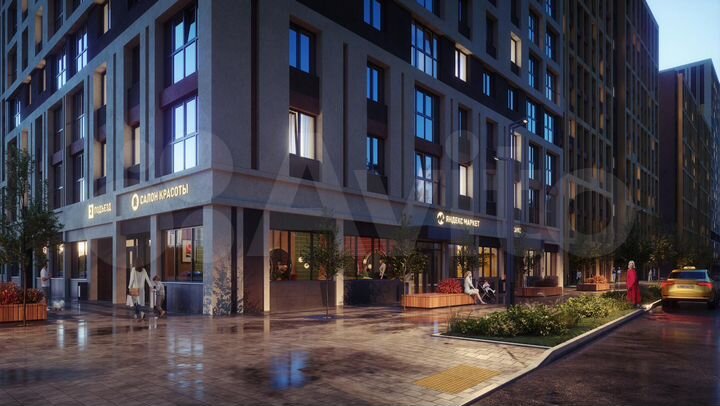 2-к. квартира, 56,8 м², 20/25 эт.