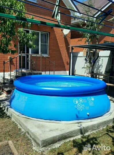 Надувной бассейн новый