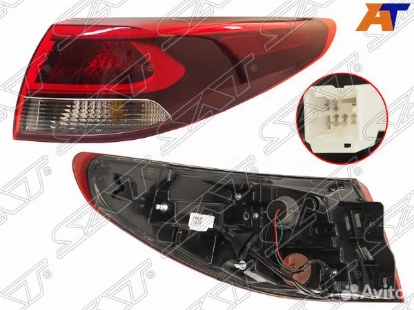 Фонарь задний KIA RIO X-line