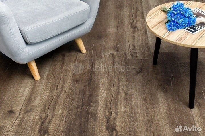 Виниловый ламинат SPC Alpine Floor Real Wood Дуб V