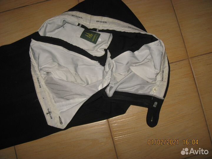 Брюки мужские broswil Klassik. Длина 106 см., тали