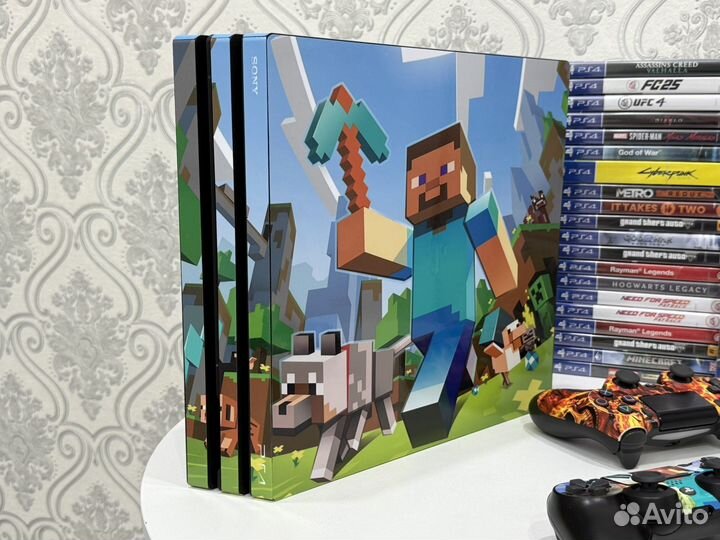 Sony PS4 Pro 1Tb 3 ревизия / Майнкрафт