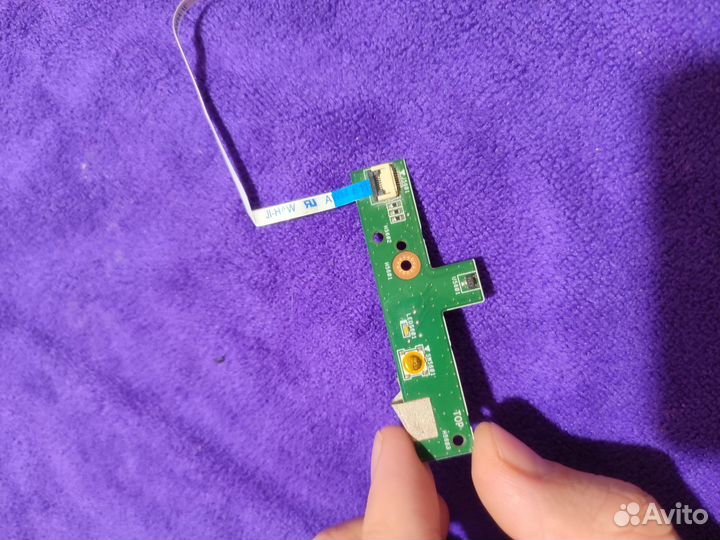 Плата кнопка включения Asus k53s +шлейф