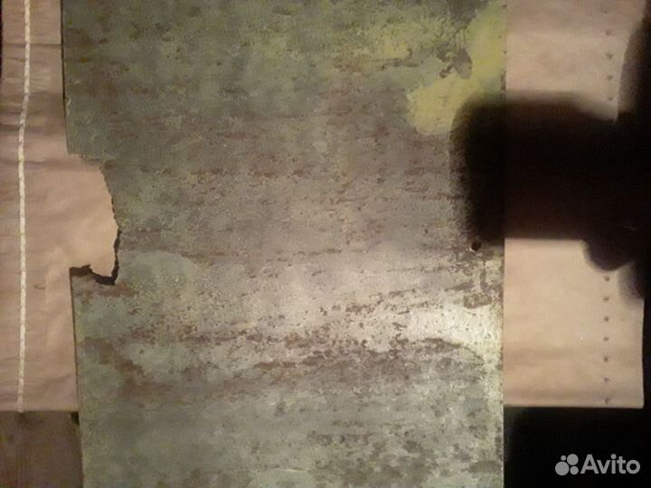 Предупреждающая табличка. Металл. Винтаж