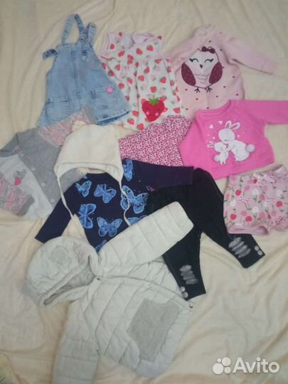 Вещи для девочки 3-12мес