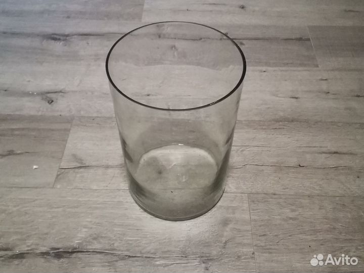 Ваза, целиндр, стекло