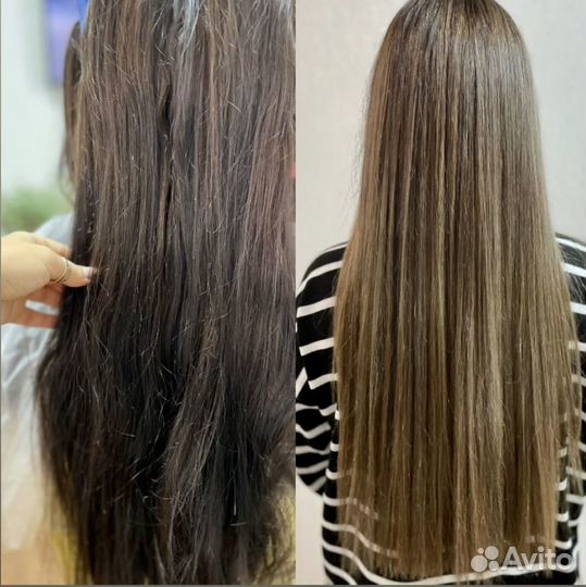 Окрашивание волос,аэртач,выход из черного,блонд