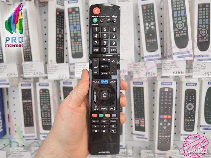 Пульт для телевизора LG AKB72915244LED
