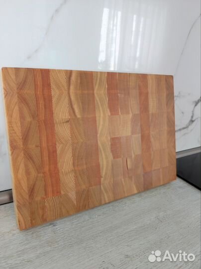 Доска кухонная разделочная торцевая из массива