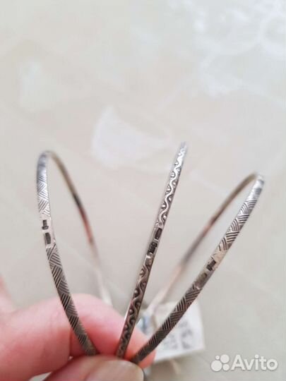 Серебряный браслет проба 875