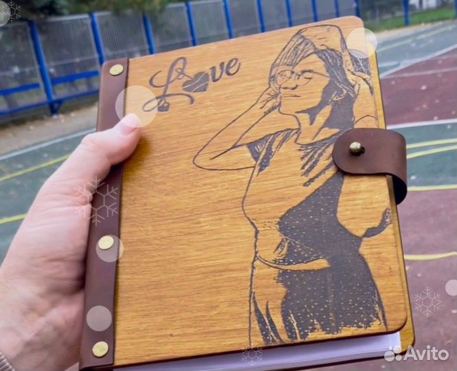 Ежедневник / Блокнот (натур. дерево)