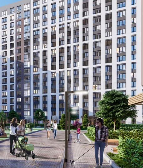 1-к. квартира, 43,8 м², 25/25 эт.