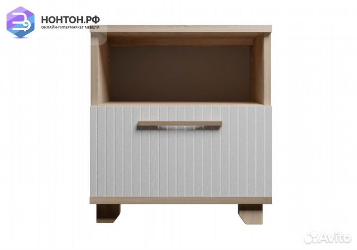 Тумба прикроватная с ящиком Копенгаген дуб сонома