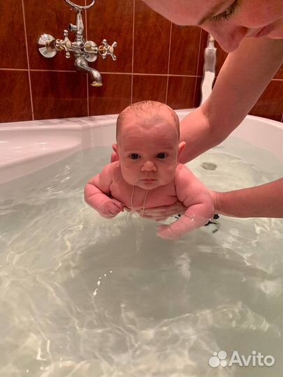 Грудничковое плавание на дому