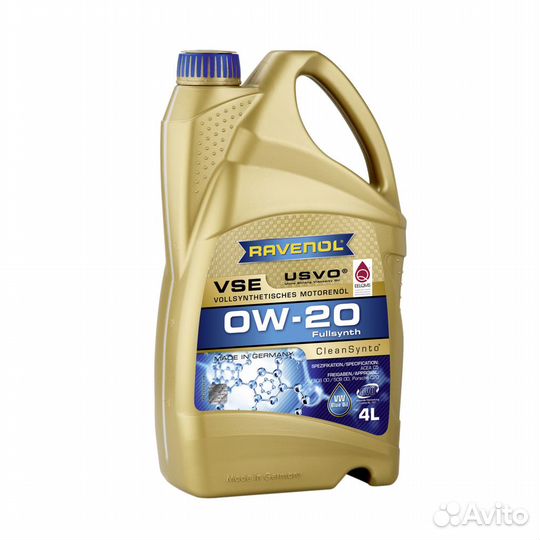 0w-20 Ravenol ECS EcoSynth 4л С5