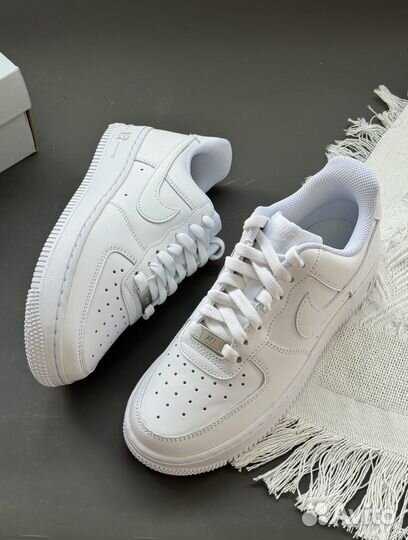 Кроссовки Nike Air Force 1 Белые Оригинал