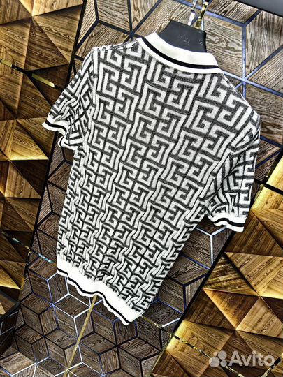 Футболка polo Balmain