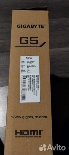 Ноутбук Gigabyte G5 GD,144Гц,RTX3050,i5 11400