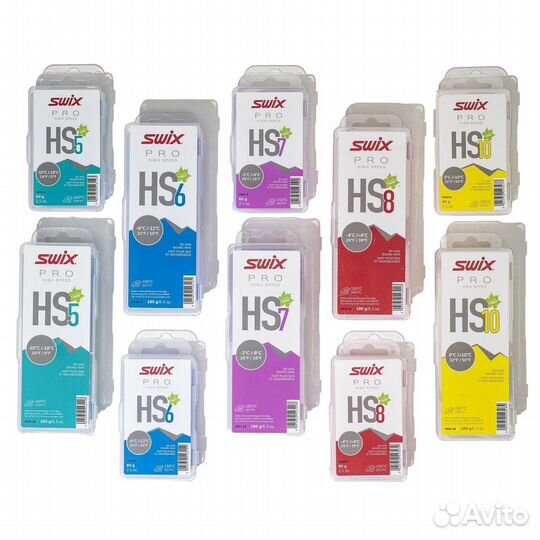 Парафин swix HS5 Turquoise -10C/ -18C, 180g