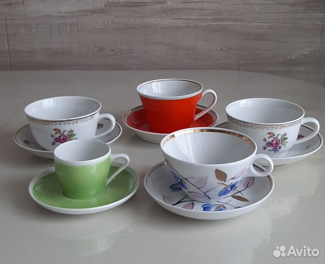 Фарфор СССР, Сервиз,Хрусталь,Вазы,Кружки для минер