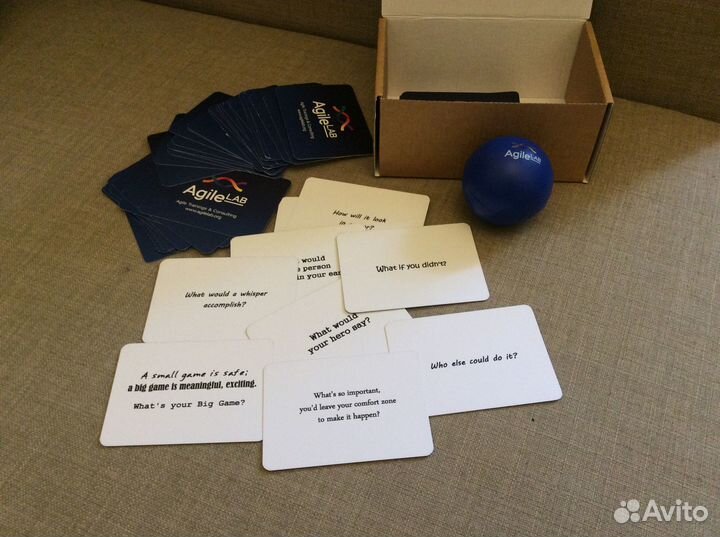 Карты для коучинга, рабочая тетрадь Agile Lab