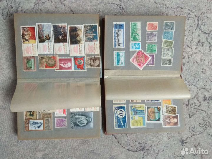 2 альбома с марками