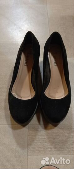 Туфли женские 37 размер замшевые