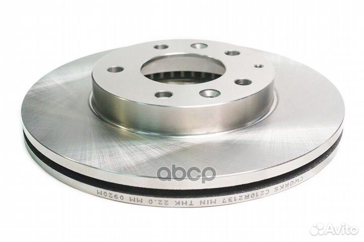 Диск тормозной передний mazda C210R2137 cworks