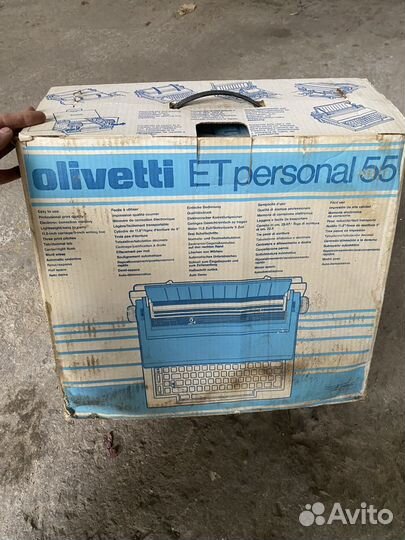Портативная электрическая пишущей машинка